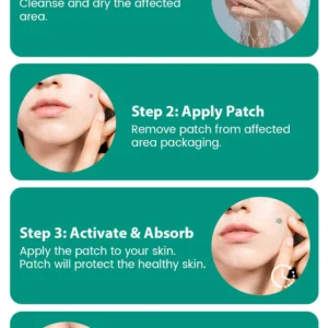 Oveallgo® Magnesium MicroPin Target & Clear Wart Removal Patch