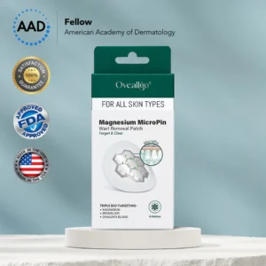 Oveallgo® Magnesium MicroPin Target & Clear Wart Removal Patch