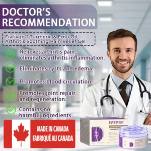 Fivfivgo® Turmeric & Emu Oil Arthritis Soothing Pain Relief Gel