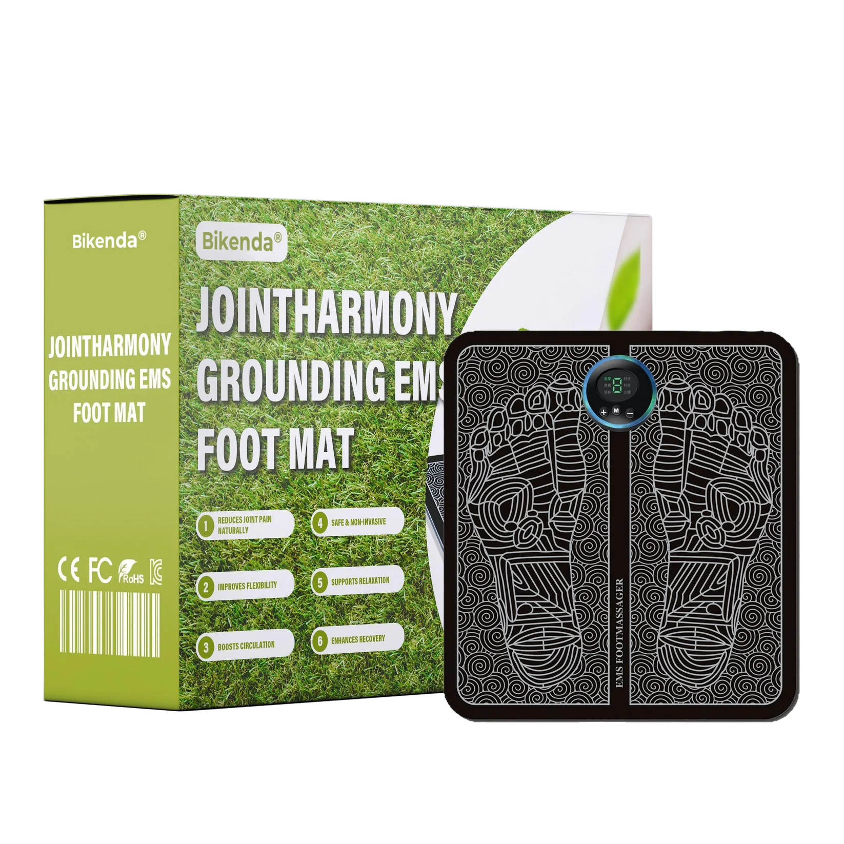 Bikenda® JointHarmony Grounding EMS Foot Mat 1 Bikenda® JointHarmony Grounding EMS Foot Mat