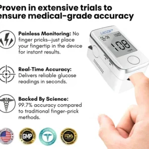 [Expert Measurements] - LaoziK™ Advanced Non-Invasive Blood Glucose Monitor - 99.9% Accuracy + Exclusive Gift ✅TGA Certification