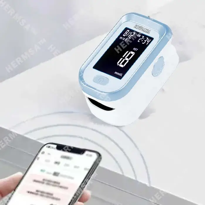 Hermsa™ Precision Noninvasive Bluetooth Blood Glucose and Ketone Testing Medical Device + Exclusive Gift 9 Hermsa™ Precision Noninvasive Bluetooth Blood Glucose and Ketone Testing Medical Device + Exclusive Gift