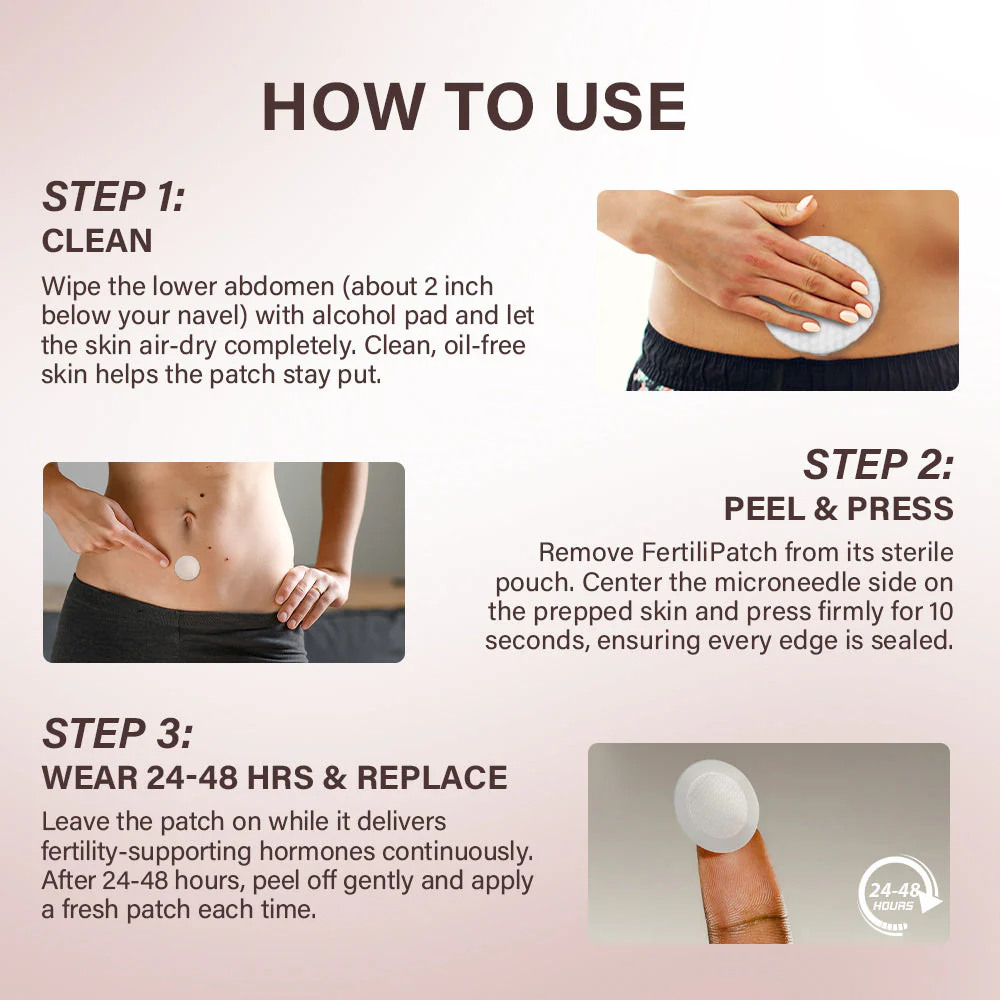 Oveallgo® FertiliPatch Microneedle Fertility Enhancement System 9 Oveallgo® FertiliPatch Microneedle Fertility Enhancement System - Image 9