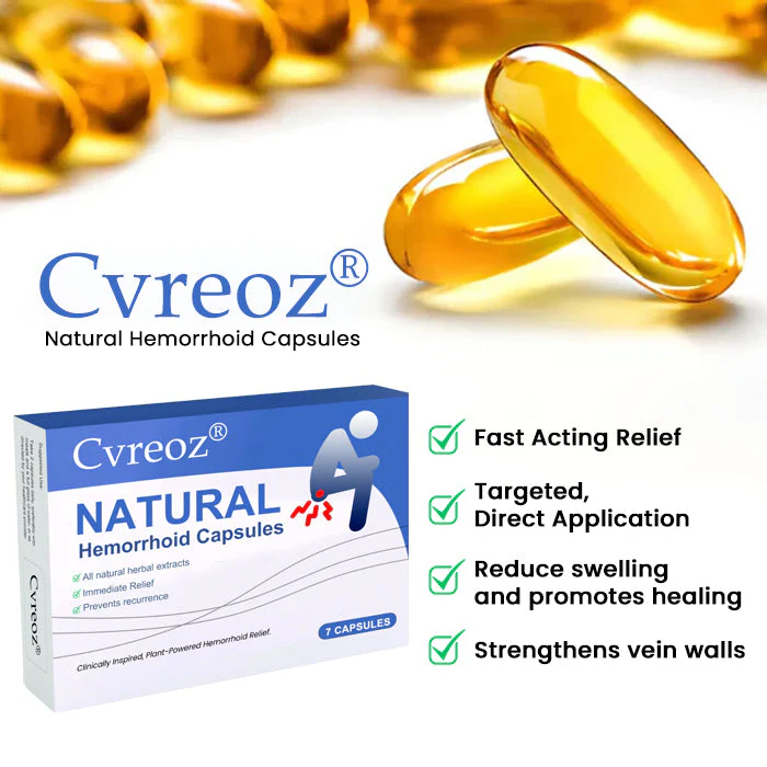 Cvreoz® Natural Hemorrhoid Capsules 4 Cvreoz® Natural Hemorrhoid Capsules - Image 4