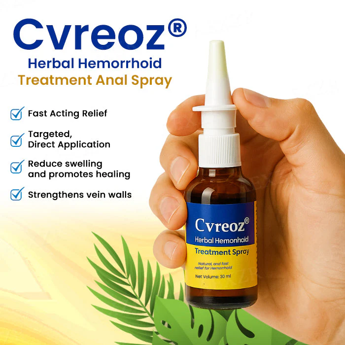 Cvreoz® Herbal Hemorrhoid Treatment Anal Spray 3 Cvreoz® Herbal Hemorrhoid Treatment Anal Spray
