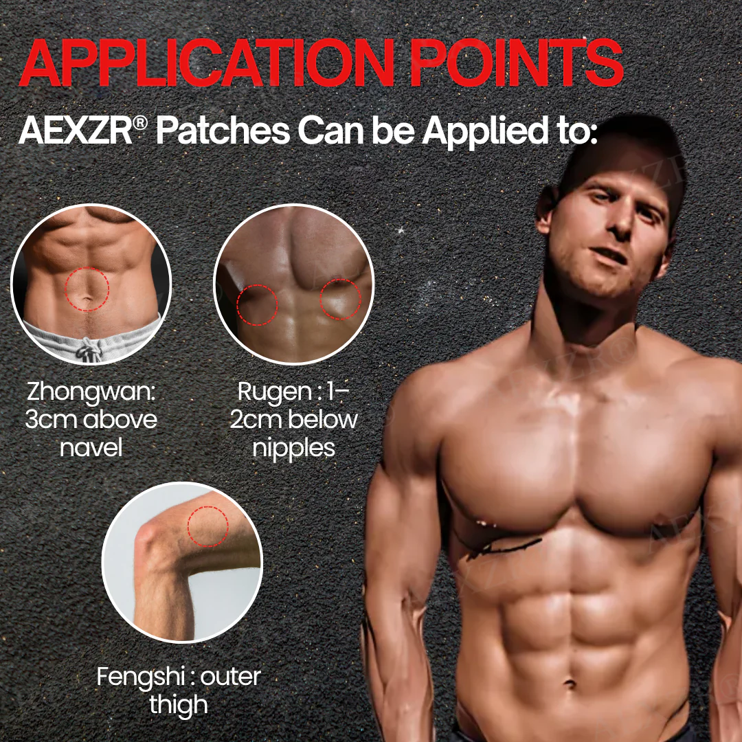 Best Deal AEXZR® Men SculptBurn Herbal Microneedle Patch 5 AEXZR® Men SculptBurn Herbal Microneedle Patch