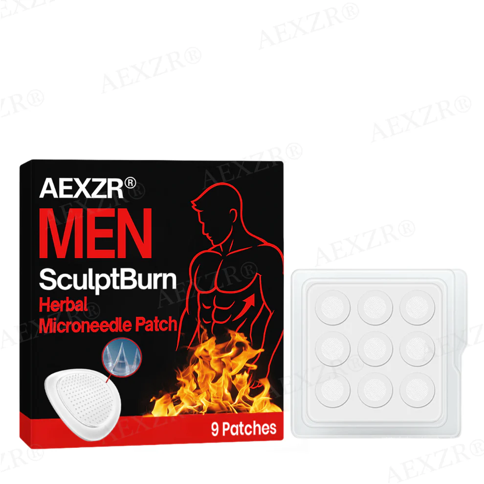 AEXZR® Men SculptBurn Herbal Microneedle Patch 9 AEXZR® Men SculptBurn Herbal Microneedle Patch