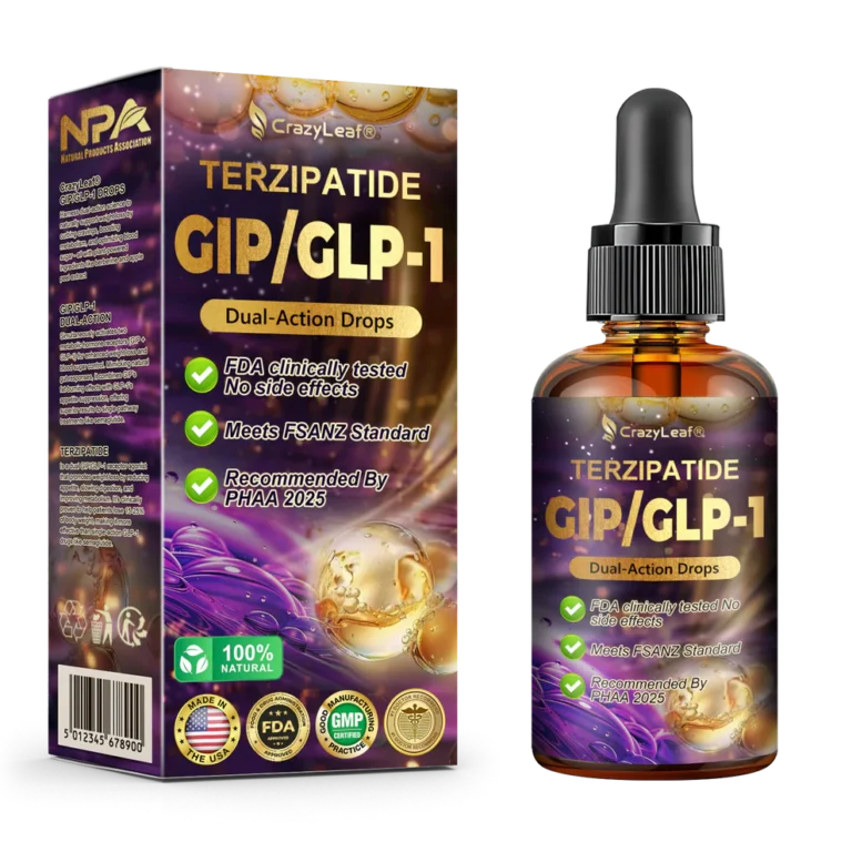 CrazyLeaf® Tirzepatide GIP/GLP-1 Dual-Action Slimming & Health Boost Drops 1 CrazyLeaf® Tirzepatide GIP/GLP-1 Dual-Action Slimming & Health Boost Drops