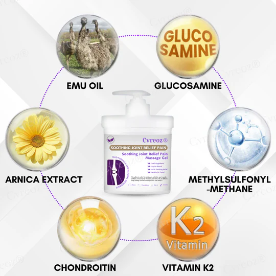Cvreoz® Turmeric & Emu Oil Arthritis Soothing Pain Relief Massage Gel 1 Cvreoz® Turmeric & Emu Oil Arthritis Soothing Pain Relief Massage Gel