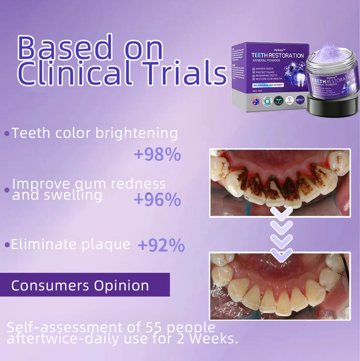 Oyikey™ TeethRestoration Mineral Powder 4 Oyikey™ TeethRestoration Mineral Powder