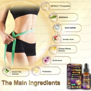 CrazyLeaf® Tirzepatide GIP/GLP-1 Dual-Action Slimming & Health Boost Drops 31 CrazyLeaf® Tirzepatide GIP/GLP-1 Dual-Action Slimming & Health Boost Drops