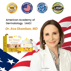 Oveallgo™ Bee Venom Comprehensive Cream: Anti-aging, Hydrating, Skin Repair, Even Tone, Acne and Dark Spot Treatment, Wartand Mole Removal, PsoriasisRelief
