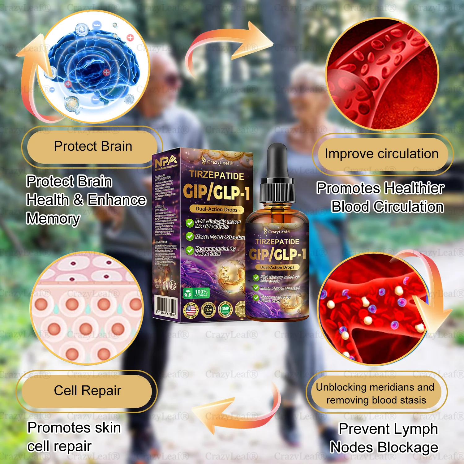 CrazyLeaf® Tirzepatide GIP/GLP-1 Dual-Action 15 CrazyLeaf® Tirzepatide GIP/GLP-1 Dual-Action - Image 15