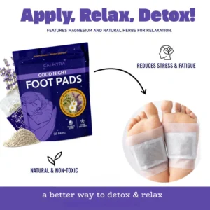 Calmyra Good Night Sleep Detox Foot Pads With Magnesium Glycinate 13 Calmyra Good Night Sleep Detox Foot Pads With Magnesium Glycinate