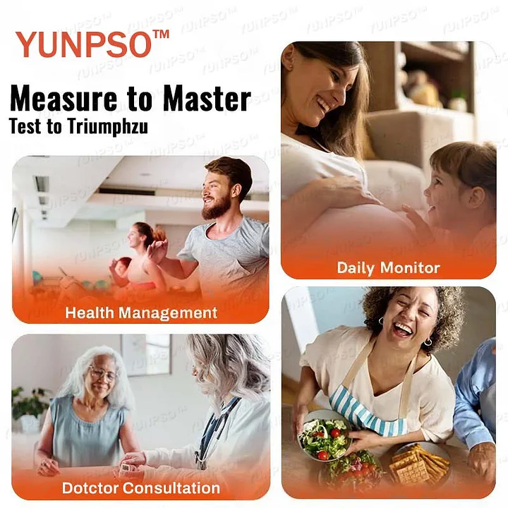 YUNPSO™ Non-Invasive 4-in-1 Advanced Glucose Monitor 8 YUNPSO™ Non-Invasive 4-in-1 Advanced Glucose Monitor