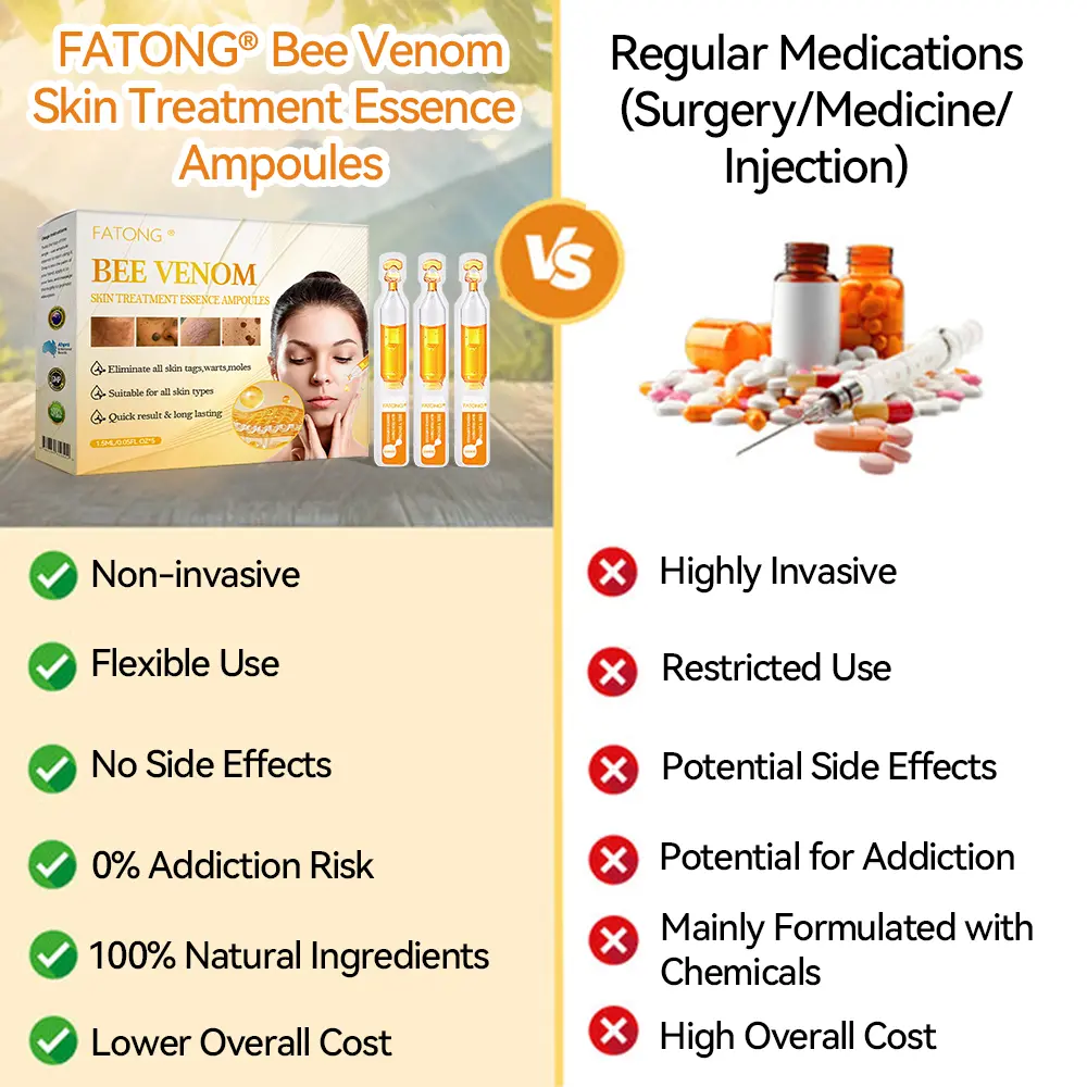 FATONG® Bee Venom Skin Treatment Essence Ampoules 6 FATONG® Bee Venom Skin Treatment Essence Ampoules - Image 6