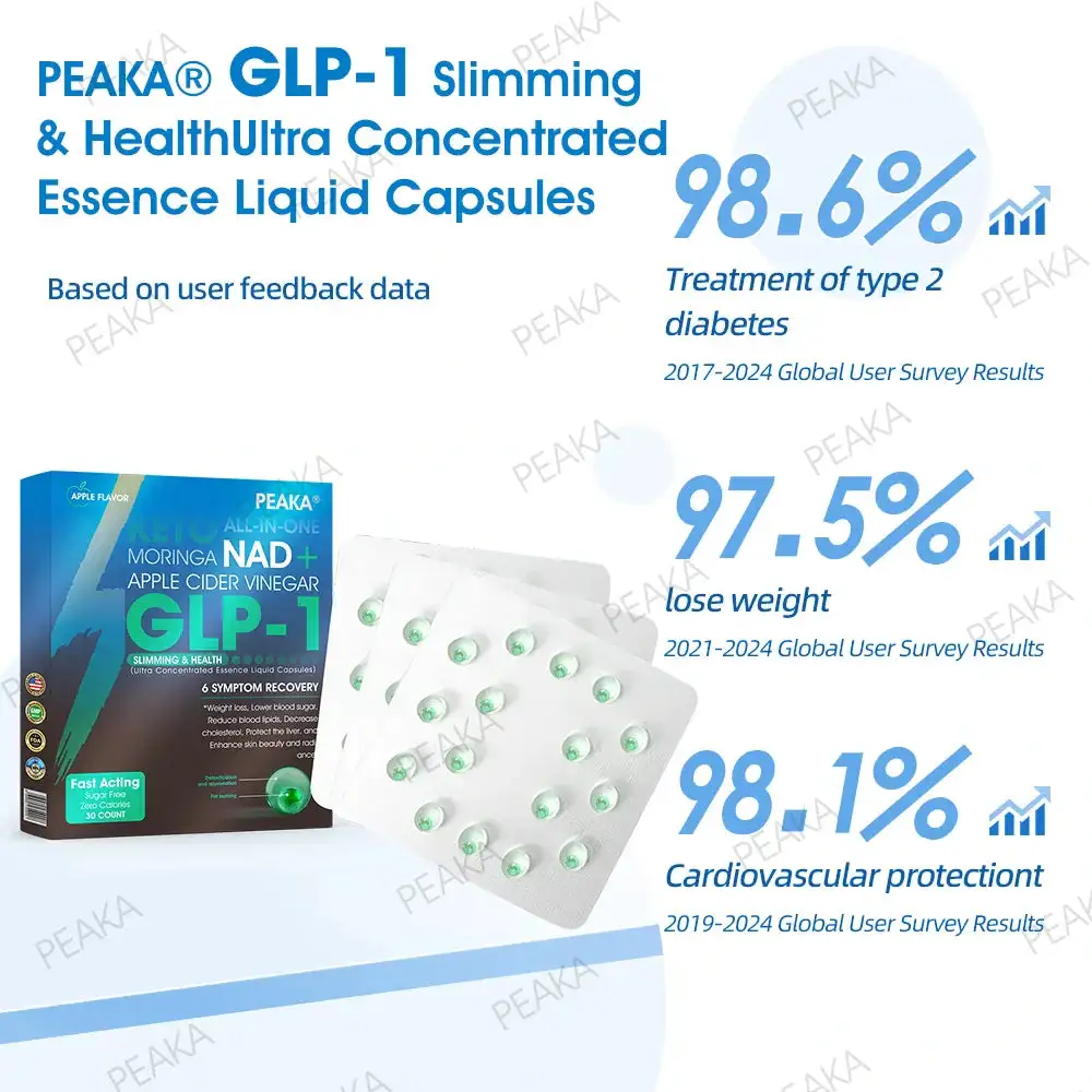 PEAKA® GLP-1 Slimming & Health Ultra Concentrated Essence Liquid Pearls 11 PEAKA® GLP-1 Slimming & Health Ultra Concentrated Essence Liquid Pearls - Image 11