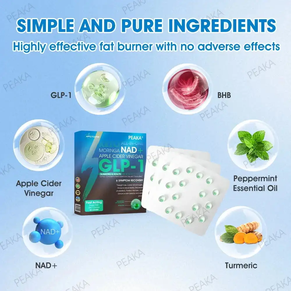 PEAKA® GLP-1 Slimming & Health Ultra Concentrated Essence Liquid Pearls 15 PEAKA® GLP-1 Slimming & Health Ultra Concentrated Essence Liquid Pearls - Image 15