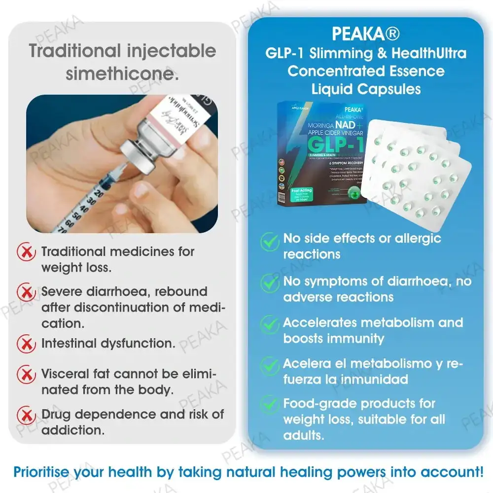 PEAKA® GLP-1 Slimming & Health Ultra Concentrated Essence Liquid Pearls 6 PEAKA® GLP-1 Slimming & Health Ultra Concentrated Essence Liquid Pearls - Image 6