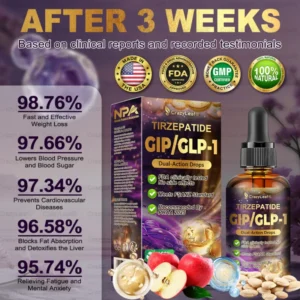 CrazyLeaf® Tirzepatide GIP/GLP-1 Dual-Action Slimming & Health Boost Drops 20 CrazyLeaf® Tirzepatide GIP/GLP-1 Dual-Action Slimming & Health Boost Drops