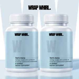 Wrap Whirl Pure Lion's Mane Caps