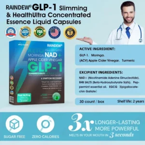 RAINDEW® GLP-1 Slimming & Health Ultra Concentrated Essence Liquid Pearls 22 RAINDEW® GLP-1 Slimming & Health Ultra Concentrated Essence Liquid Pearls