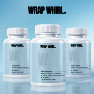 Wrap Whirl Pure Lion's Mane Caps