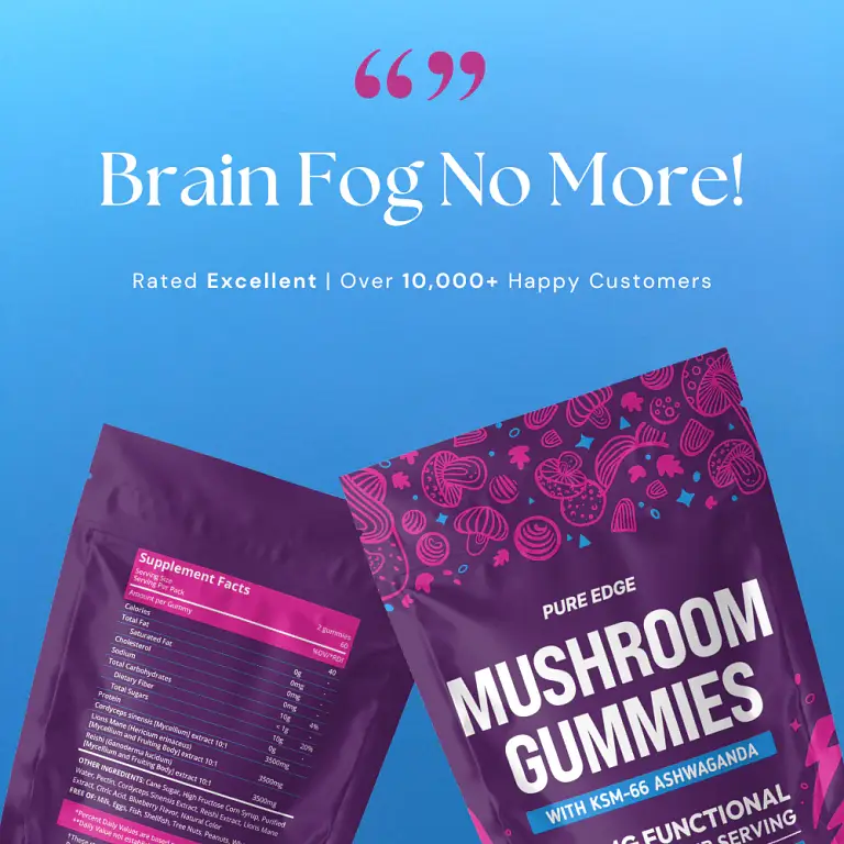 Pure Edge – Mushroom Gummies 4 Pure Edge – Mushroom Gummies - Image 4