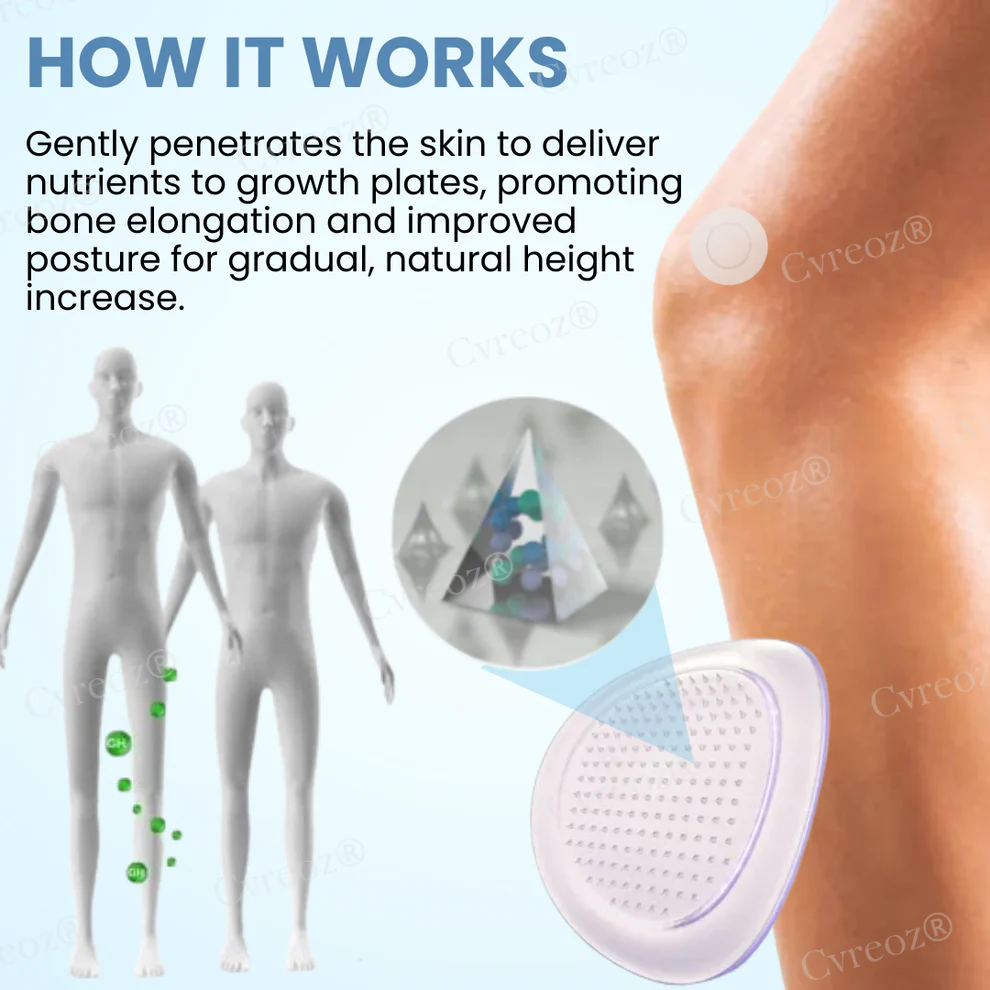 Cvreoz®HeightBoost MicroPin Growth & Stretch Patch 4 Cvreoz®HeightBoost MicroPin Growth & Stretch Patch
