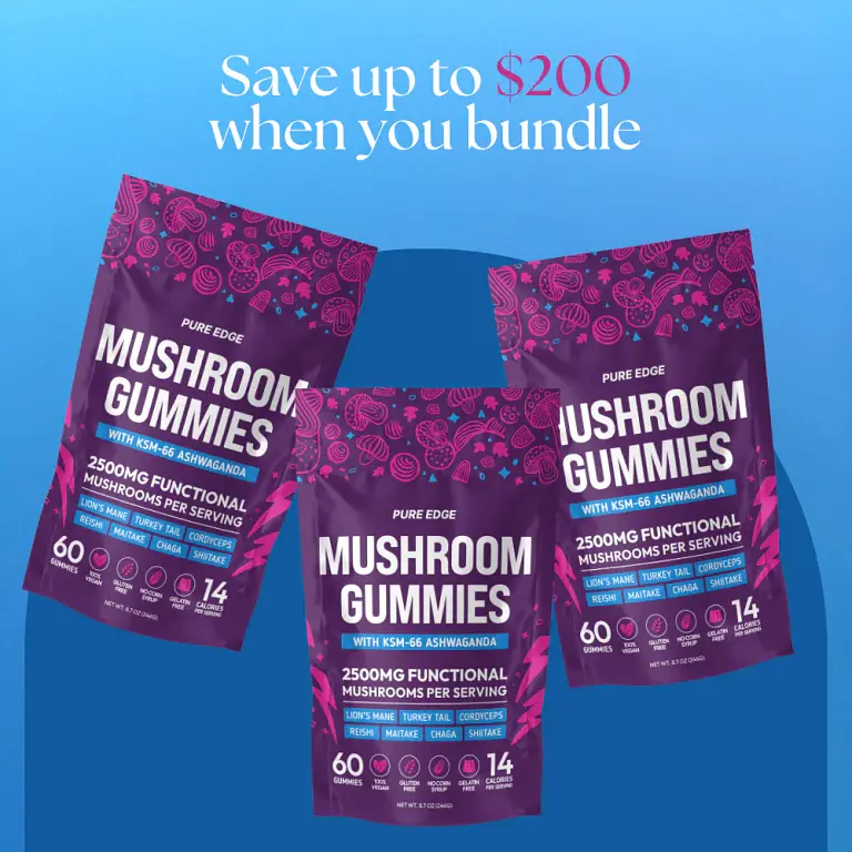 Pure Edge – Mushroom Gummies 3 Pure Edge – Mushroom Gummies - Image 3