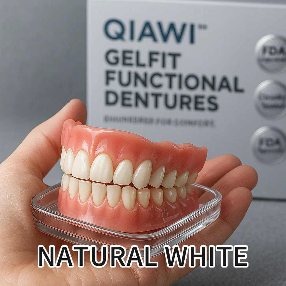 QIAWI™GelFit Functional Dentures – Made in the USA 4 QIAWI™GelFit Functional Dentures – Made in the USA