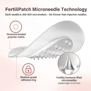 Top Deal Oveallgo® FertiliPatch Microneedle Fertility Enhancement System 15 Cvreoz® Tinnitus Relief Ear Drops