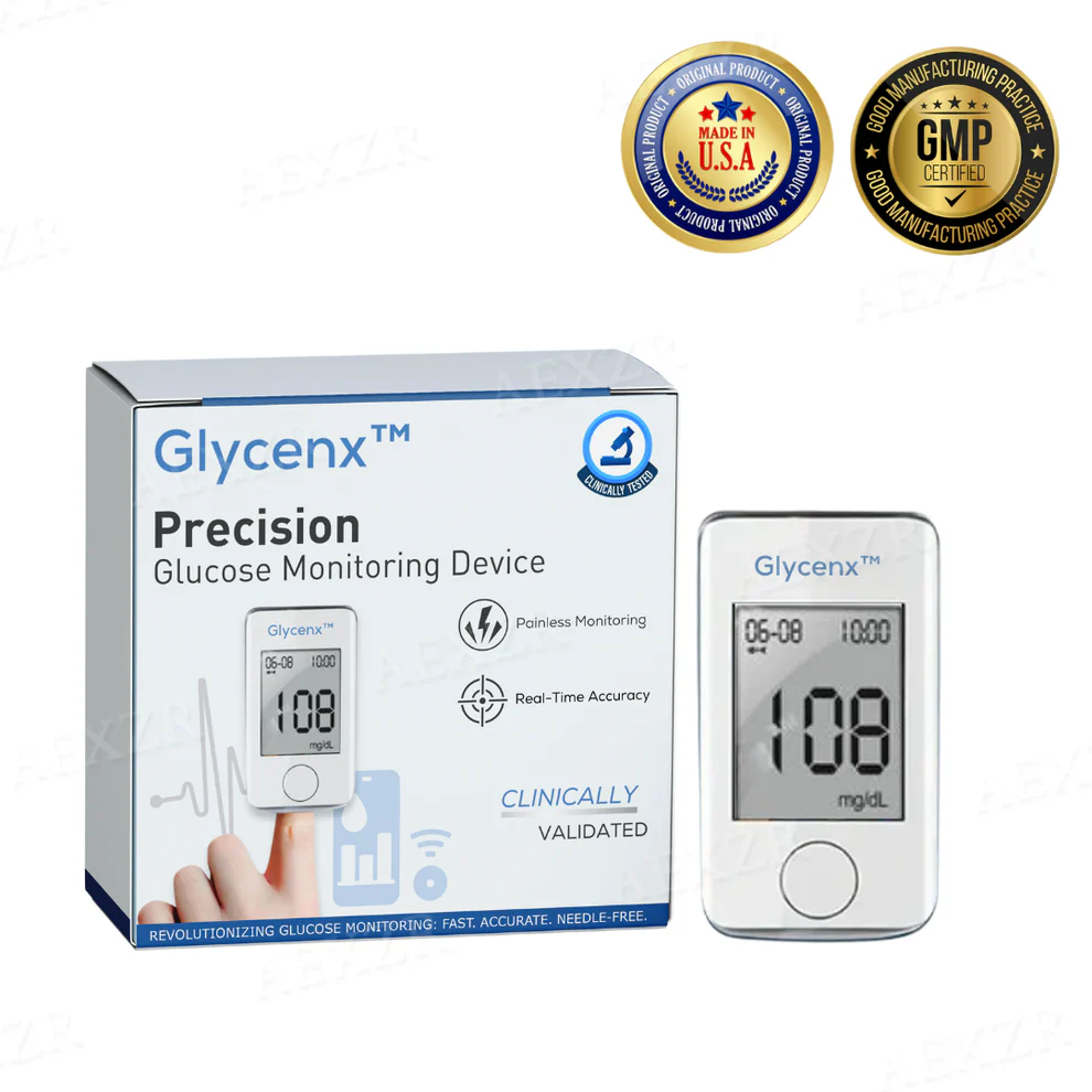 Glycenx™ Precision Glucose Monitoring Device 8 Glycenx™ Precision Glucose Monitoring Device