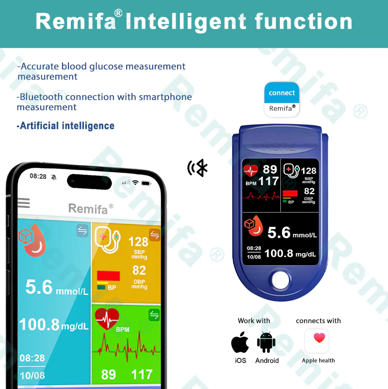 Remifa® GLUCOSENSE Non-Invasive Health Monitor 4 Remifa® GLUCOSENSE Non-Invasive Health Monitor