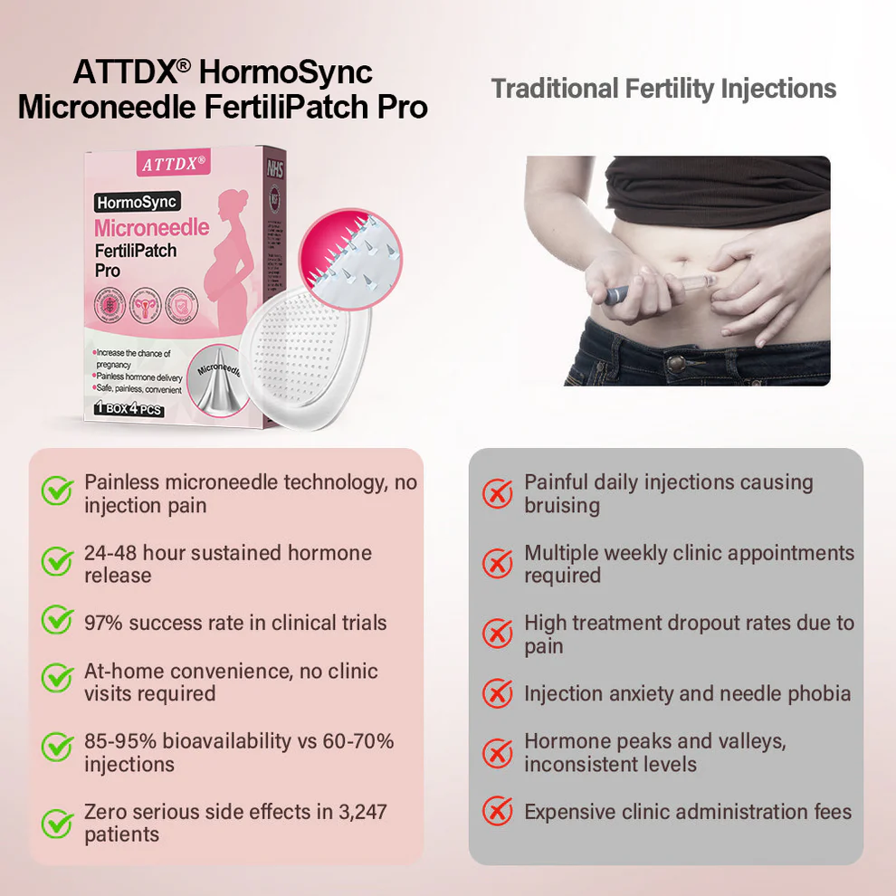 ATTDX® HormoSync Microneedle FertiliPatch Pro 8 ATTDX® HormoSync Microneedle FertiliPatch Pro
