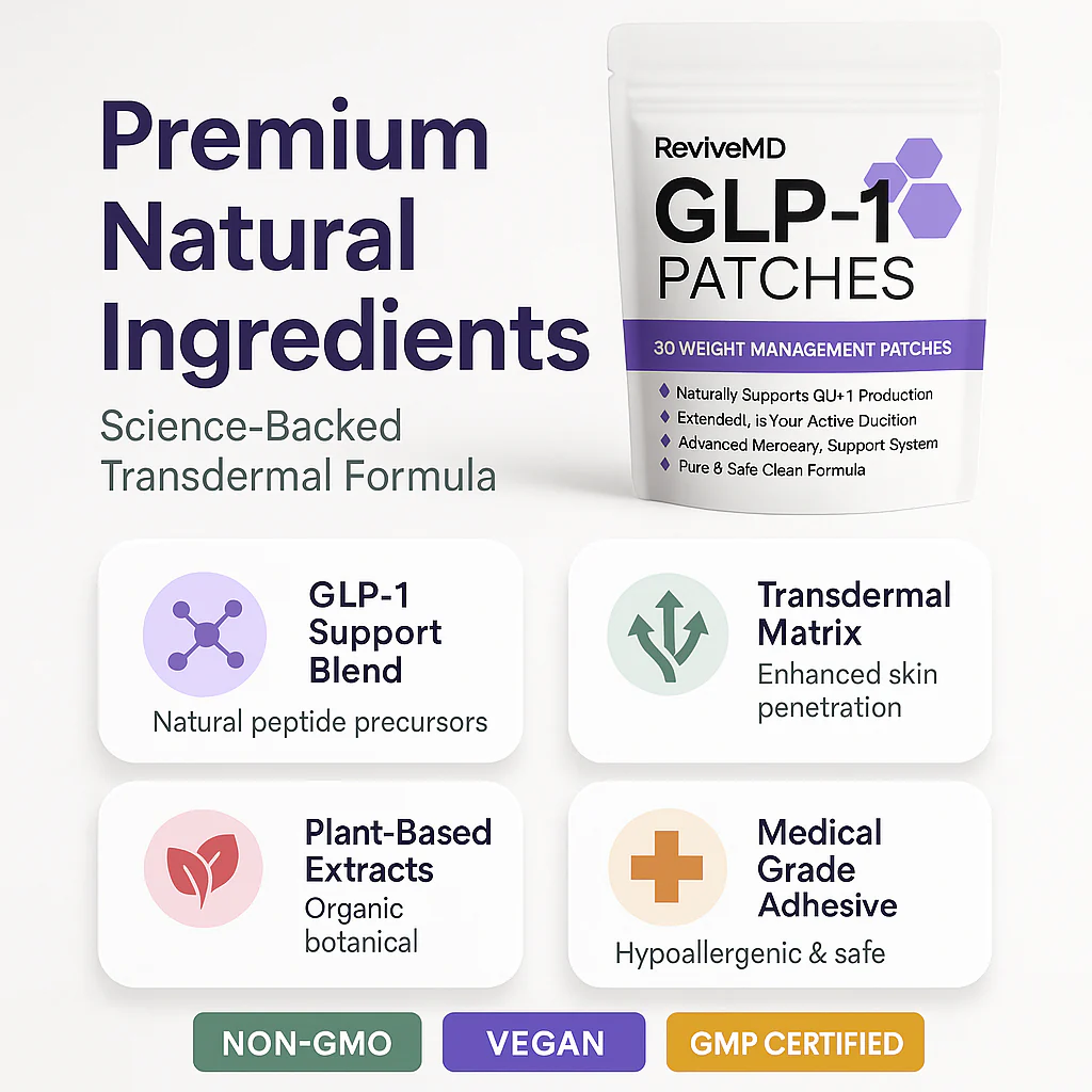 ReviveMD GLP-1 Patches 4 ReviveMD GLP-1 Patches