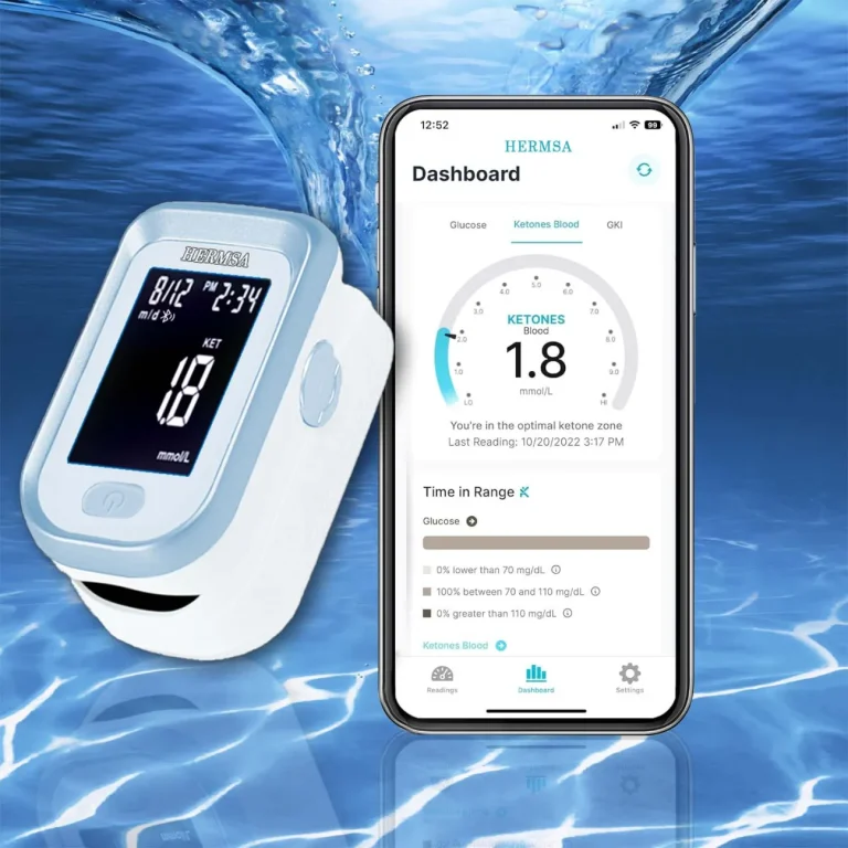 Hermsa™ Precision Noninvasive Bluetooth Blood Glucose and Ketone Testing Medical Device + Exclusive Gift 1 Hermsa™ Precision Noninvasive Bluetooth Blood Glucose and Ketone Testing Medical Device + Exclusive Gift