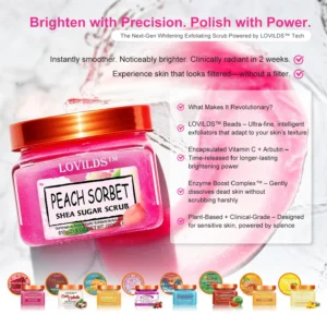LOVILDS Whitening Exfoliating Scrub－Made in Israel