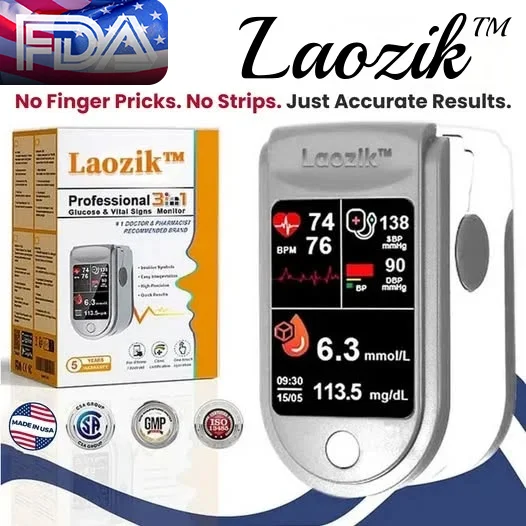 Laozik™ Professional 3in1 Glucose & Vital Signs Monitor 1 Laozik™ Professional 3in1 Glucose & Vital Signs Monitor