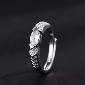 Histone Magnetic Moissanite Diamond Ring
