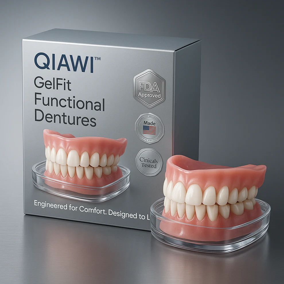 QIAWI™ GelFit Functional Dentures 1 QIAWI™GelFit Functional Dentures