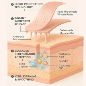 ϹΟRΟU® Nano Microneedle Wrinkle Patch 17 ϹΟRΟU® Nano Microneedle Wrinkle Patch