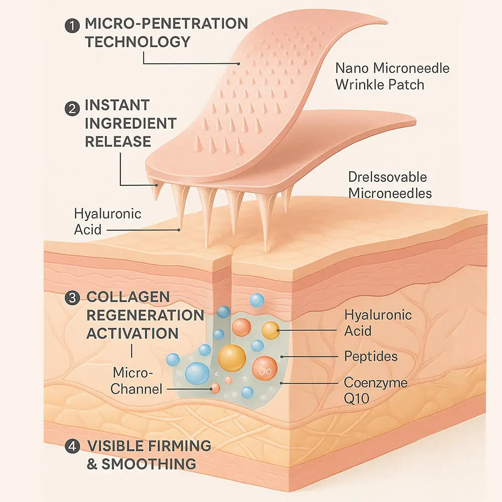 ϹΟRΟU® Nano Microneedle Wrinkle Patch 7 ϹΟRΟU® Nano Microneedle Wrinkle Patch - Image 7