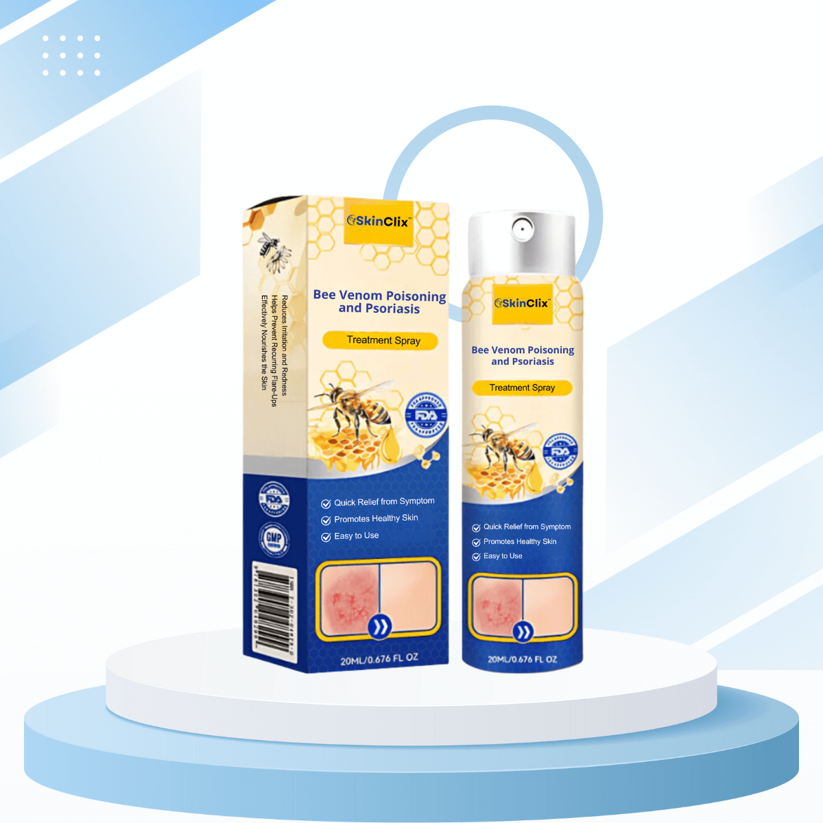 SkinClix™ | Effectively relieves itching and flaking and improves the appearance 1 SkinClix™ | Effectively relieves itching and flaking and improves the appearance