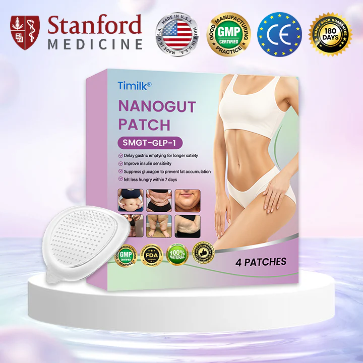 Timilk® NanoGut Patch with GLP-1 Mimic & Maca Root 2 Timilk® NanoGut Patch with GLP-1 Mimic & Maca Root – Appetite Control, Fat Burn, Hormonal Balance, No Pills, 7-Day Reset