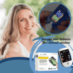 GlucoClick™ Pulse Oximeter | Manage your diabetes 24/7 without needles