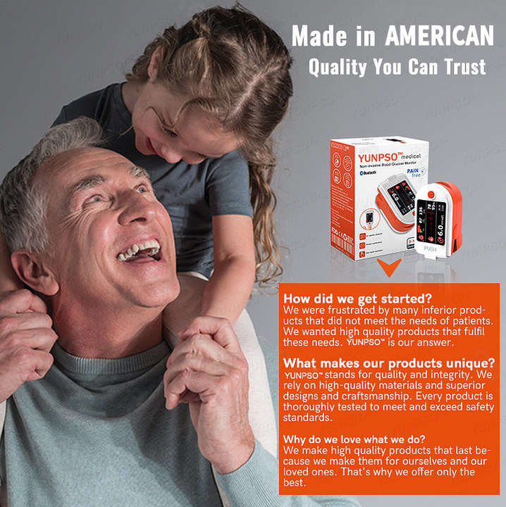 YUNPSO™ Non-Invasive 4-in-1 Advanced Glucose Monitor 9 YUNPSO™ Non-Invasive 4-in-1 Advanced Glucose Monitor