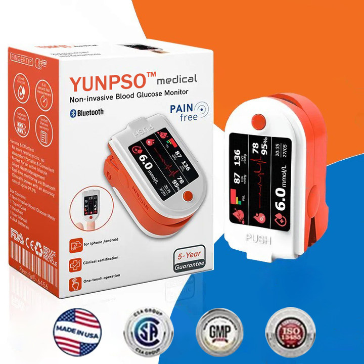 YUNPSO™ Non-Invasive 4-in-1 Advanced Glucose Monitor 2 YUNPSO™ Non-Invasive 4-in-1 Advanced Glucose Monitor