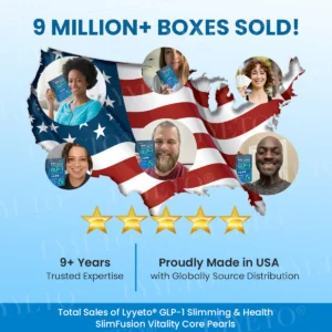 Lyyeto® GLP-1 Slimming & Health SlimFusion Vitality Core Pearls - NAD+ Moringa & ACV
