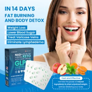 Lyyeto® GLP-1 Slimming & Health SlimFusion Vitality Core Pearls - NAD+ Moringa & ACV